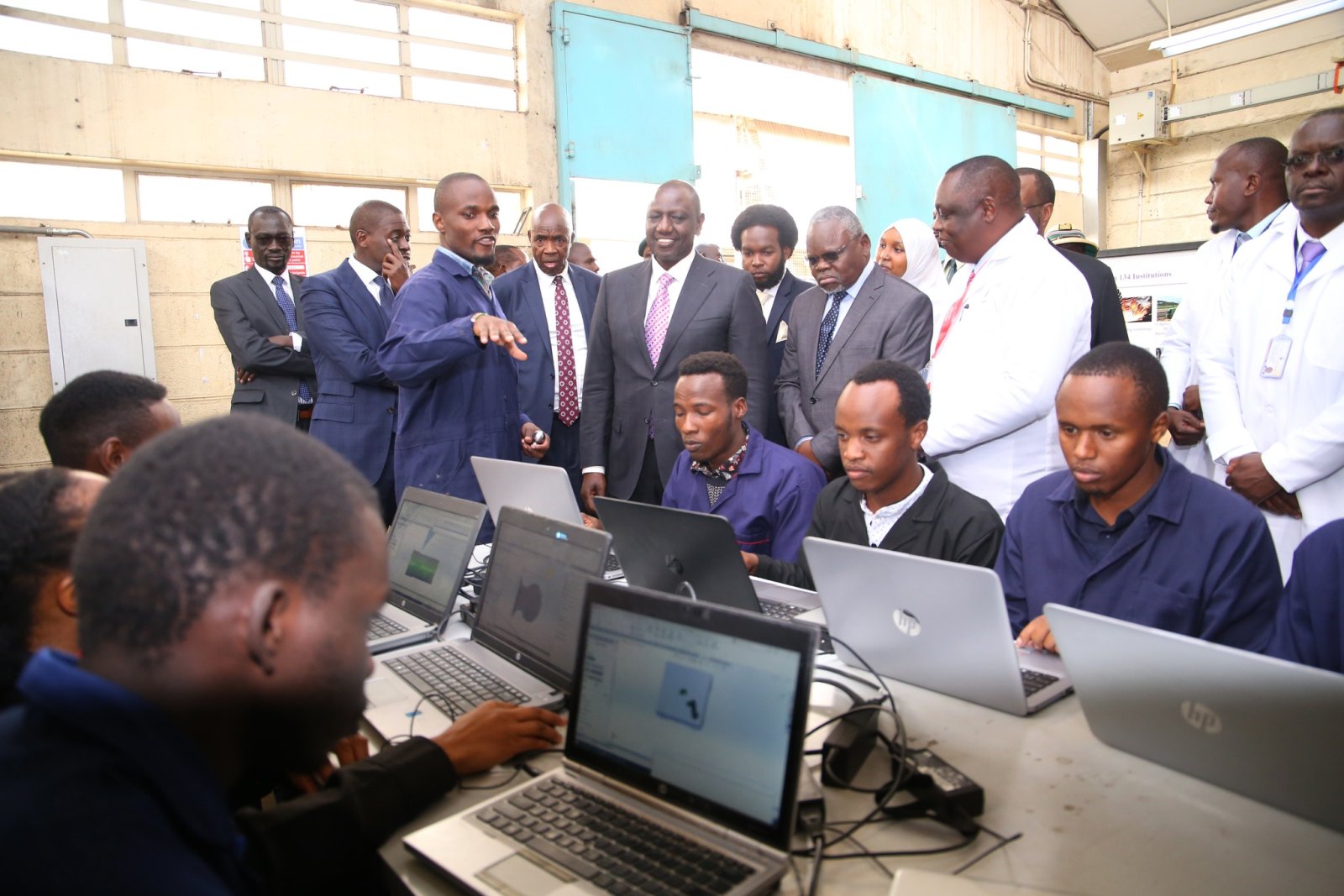 His Excellency Hon. Dr William Samoei Ruto, The President of the Republic of Kenya, visits TU-K