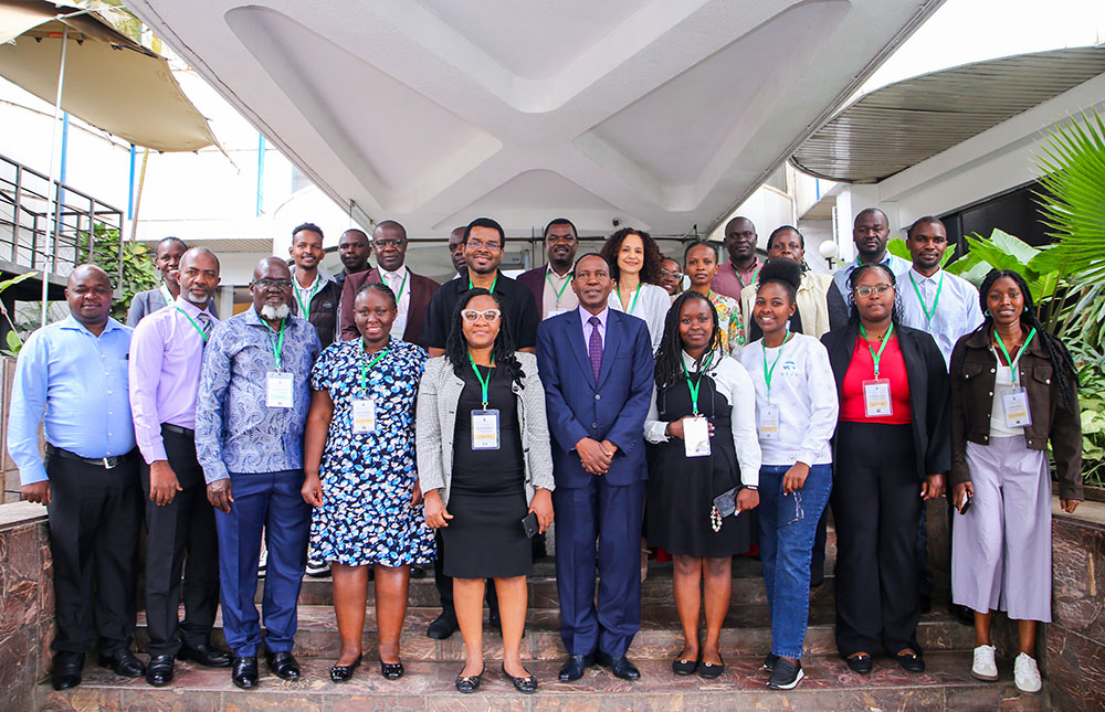 Participants during the Space-Weather Physics workshop at Nairobi Safari Club. DVD, IAE, Prof. Paul Wambua officially opened the forum on behalf of the VC, Prof. Benedict Mutua